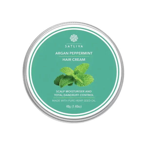 ARGAN PEPPERMINT HAIR CREAM - CONTROLS DANDRUFF, REDUCES HAIR FALL & PROMOTES HAIR GROWTH on satliva.com