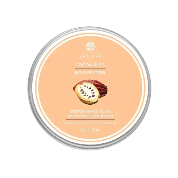 COCOA BLISS BODY BUTTER - DIMINISHES FINE LINES, STRETCH MARKS & RESTORES ELASTICITY TO DULL SKIN on satliva.com