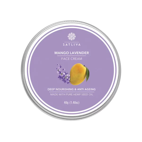 MANGO LAVENDER FACE CREAM - CONTROLS WRINKLES, DARK SPOTS & SUN DAMAGE on satliva.com