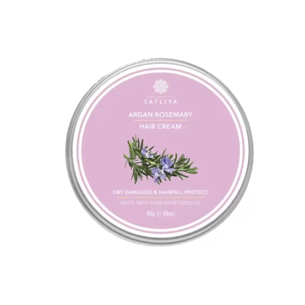 ARGAN ROSEMARY HAIR CREAM - RESTORES DRY, DAMAGED & CHEMICALLY TREATED HAIR on satliva.com